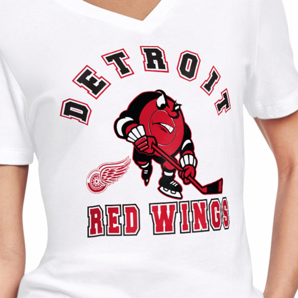 Detroit Red Wings Starter Women's Tough Puck T-Shirt -  NHL T-shirts