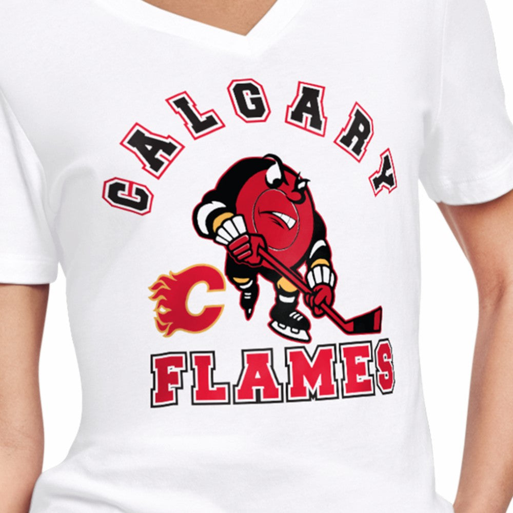 Calgary Flames Starter Women's Tough Puck T-Shirt -  NHL T-shirts