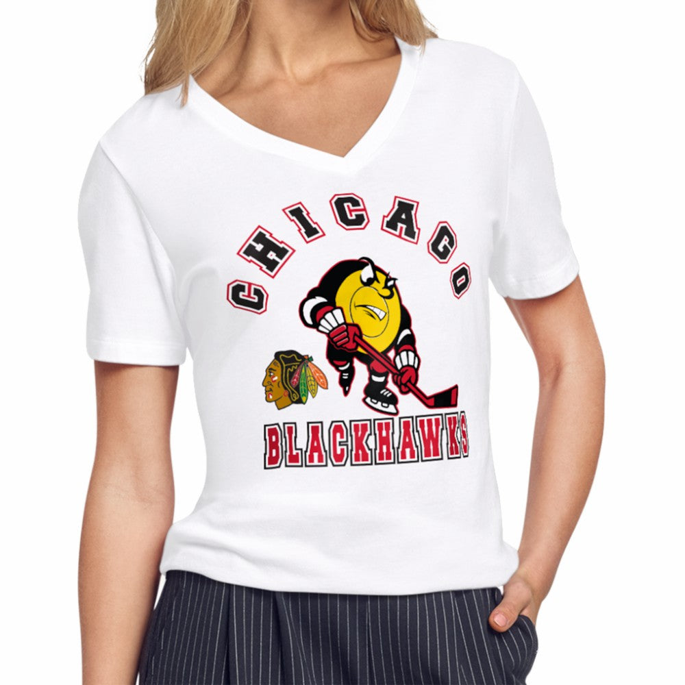 Chicago Blackhawks Starter Women's Tough Puck T-Shirt -  NHL T-shirts