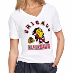 Chicago Blackhawks Starter Women's Tough Puck T-Shirt -  NHL T-shirts