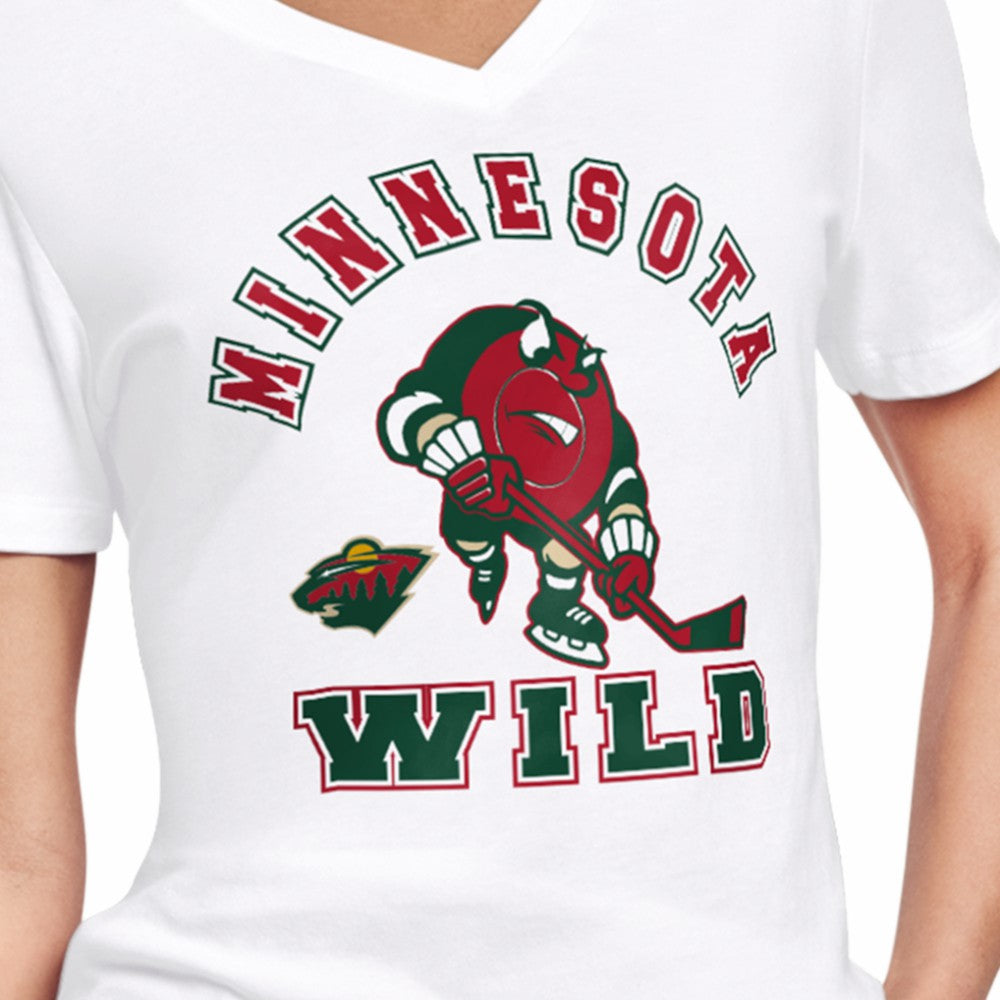 Minnesota Wild Starter Women's Tough Puck T-Shirt -  NHL T-shirts
