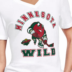 Minnesota Wild Starter Women's Tough Puck T-Shirt -  NHL T-shirts