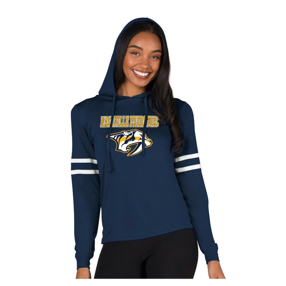 Nashville Predators Concepts Sport Women's Marathon Long-Sleeve Hooded T-Shirt -  NHL T-shirts