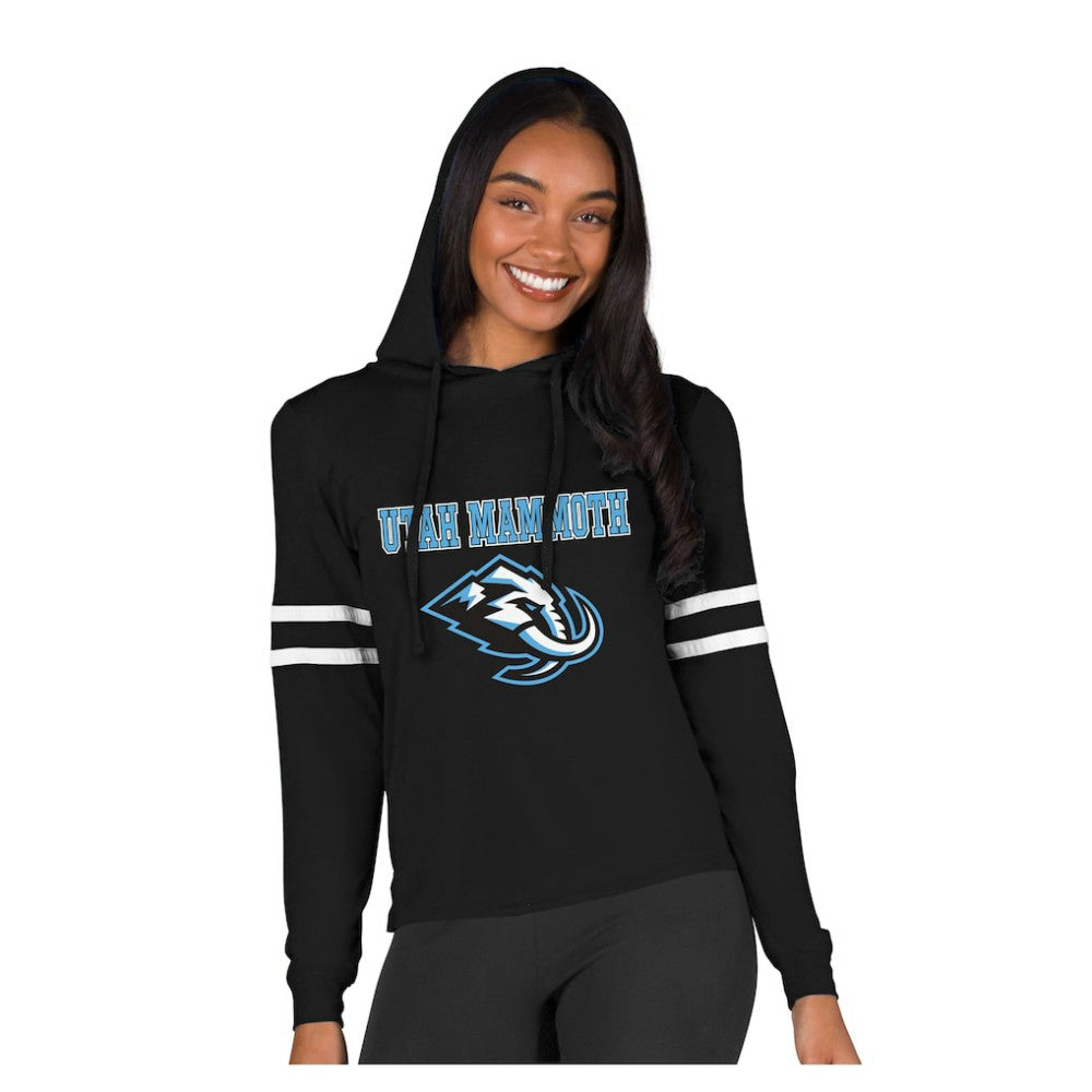 Utah Mammoth Concepts Sport Women's Marathon Long-Sleeve Hooded T-Shirt -  NHL T-shirts