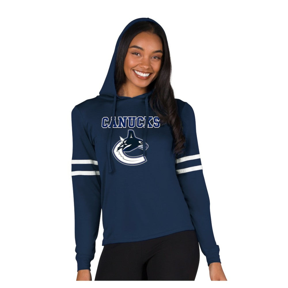 Vancouver Canucks Concepts Sport Women's Marathon Long-Sleeve Hooded T-Shirt -  NHL T-shirts