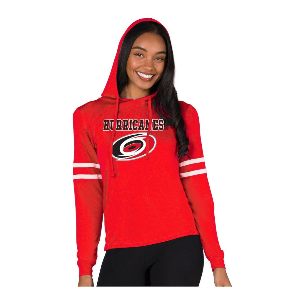 Carolina Hurricanes Concepts Sport Women's Marathon Long-Sleeve Hooded T-Shirt -  NHL T-shirts