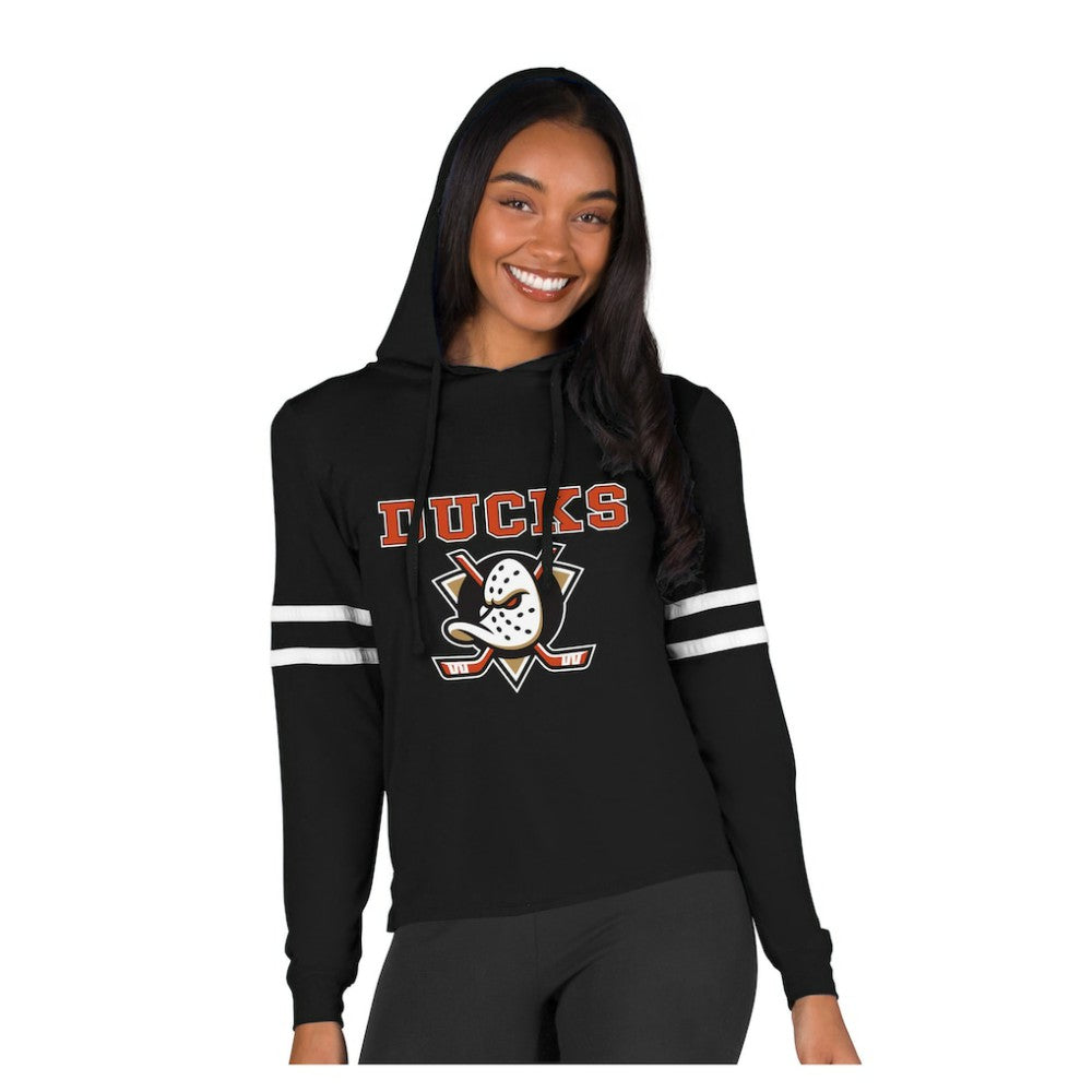 Anaheim Ducks Concepts Sport Women's Marathon Long-Sleeve Hooded T-Shirt -  NHL T-shirts