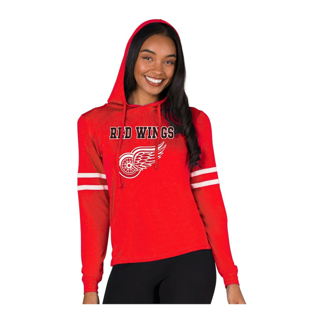 Detroit Red Wings Concepts Sport Women's Marathon Long-Sleeve Hooded T-Shirt -  NHL T-shirts