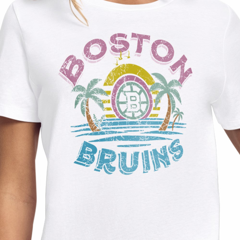 Boston Bruins Starter Women's Tonal Beach T-Shirt -  NHL T-shirts