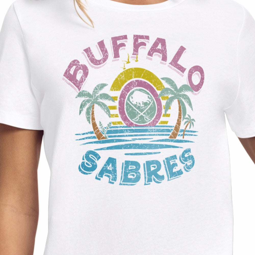 Buffalo Sabres Starter Women's Tonal Beach T-Shirt -  NHL T-shirts