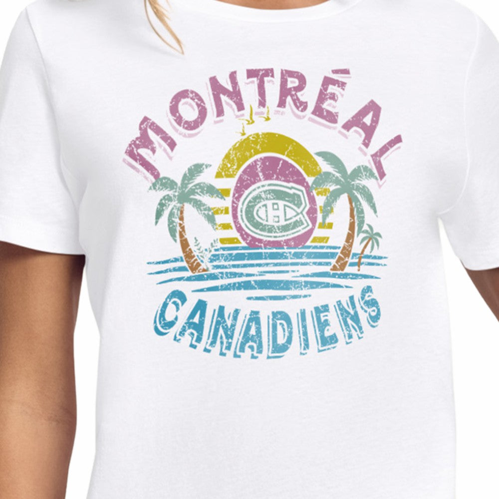 Montreal Canadiens Starter Women's Tonal Beach T-Shirt -  NHL T-shirts