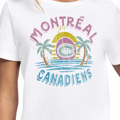 Montreal Canadiens Starter Women's Tonal Beach T-Shirt -  NHL T-shirts
