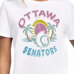 Ottawa Senators Starter Women's Tonal Beach T-Shirt -  NHL T-shirts