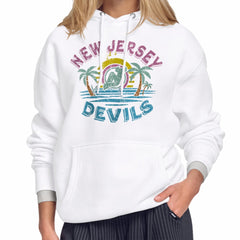 New Jersey Devils Starter Women's Tonal Beach Hoodie -  NHL Jerseys