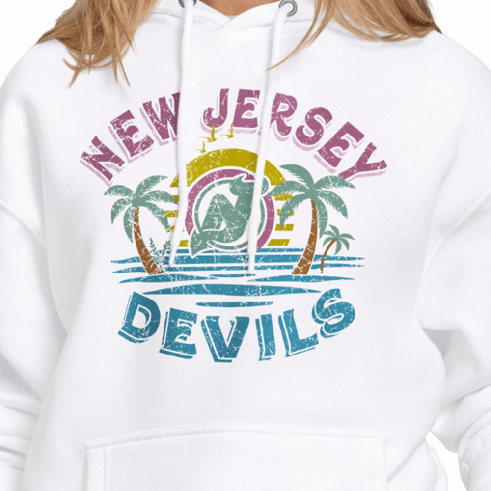 New Jersey Devils Starter Women's Tonal Beach Hoodie -  NHL Jerseys