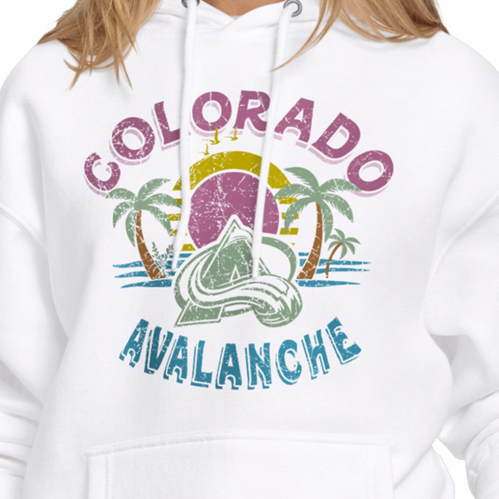 Colorado Avalanche Starter Women's Tonal Beach Hoodie -  NHL Hoodies