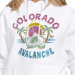Colorado Avalanche Starter Women's Tonal Beach Hoodie -  NHL Hoodies