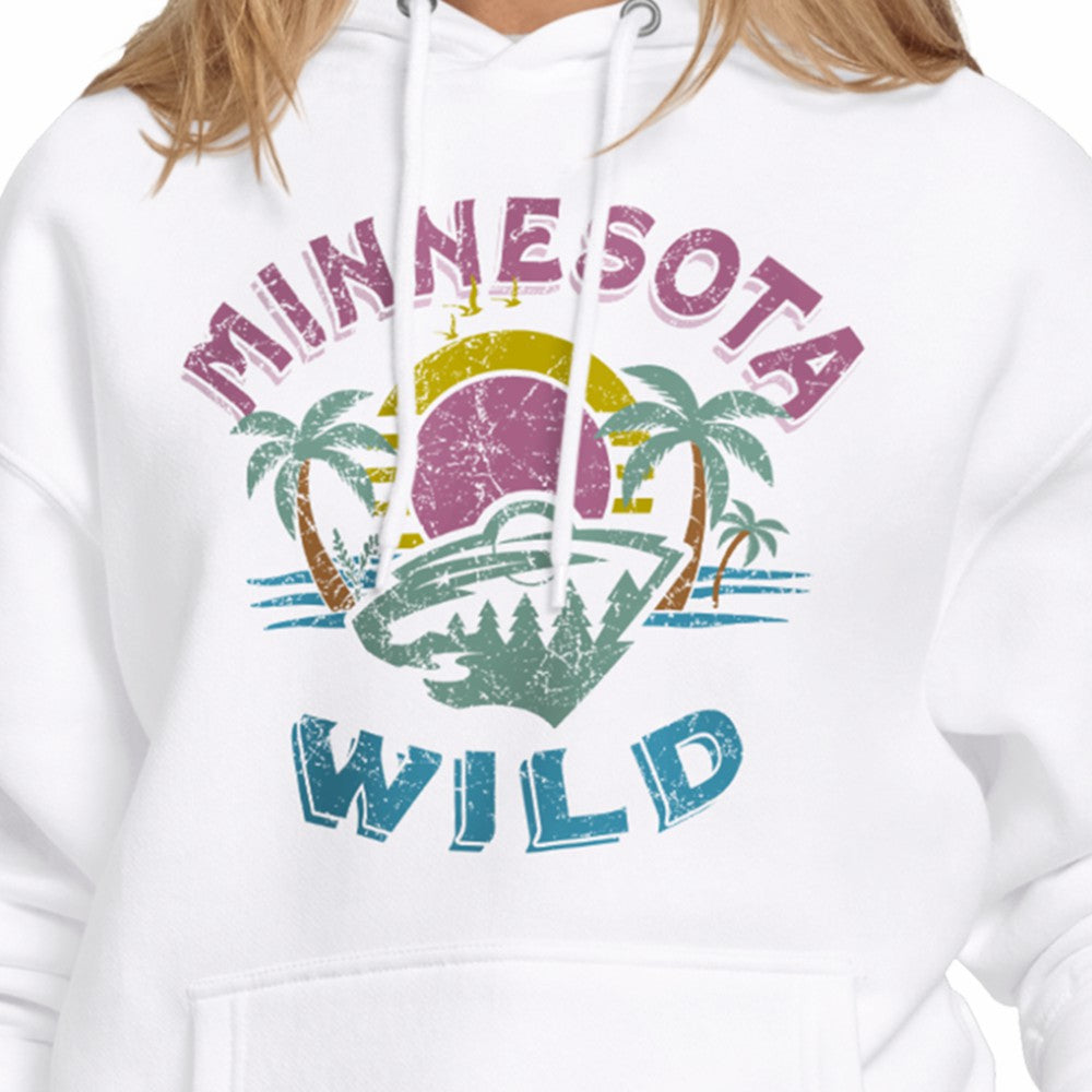 Minnesota Wild Starter Women's Tonal Beach Hoodie -  NHL Hoodies