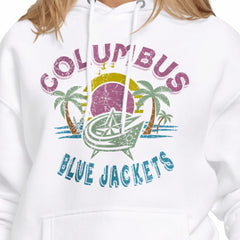 Columbus Blue Jackets Starter Women's Tonal Beach Hoodie -  NHL Hoodies