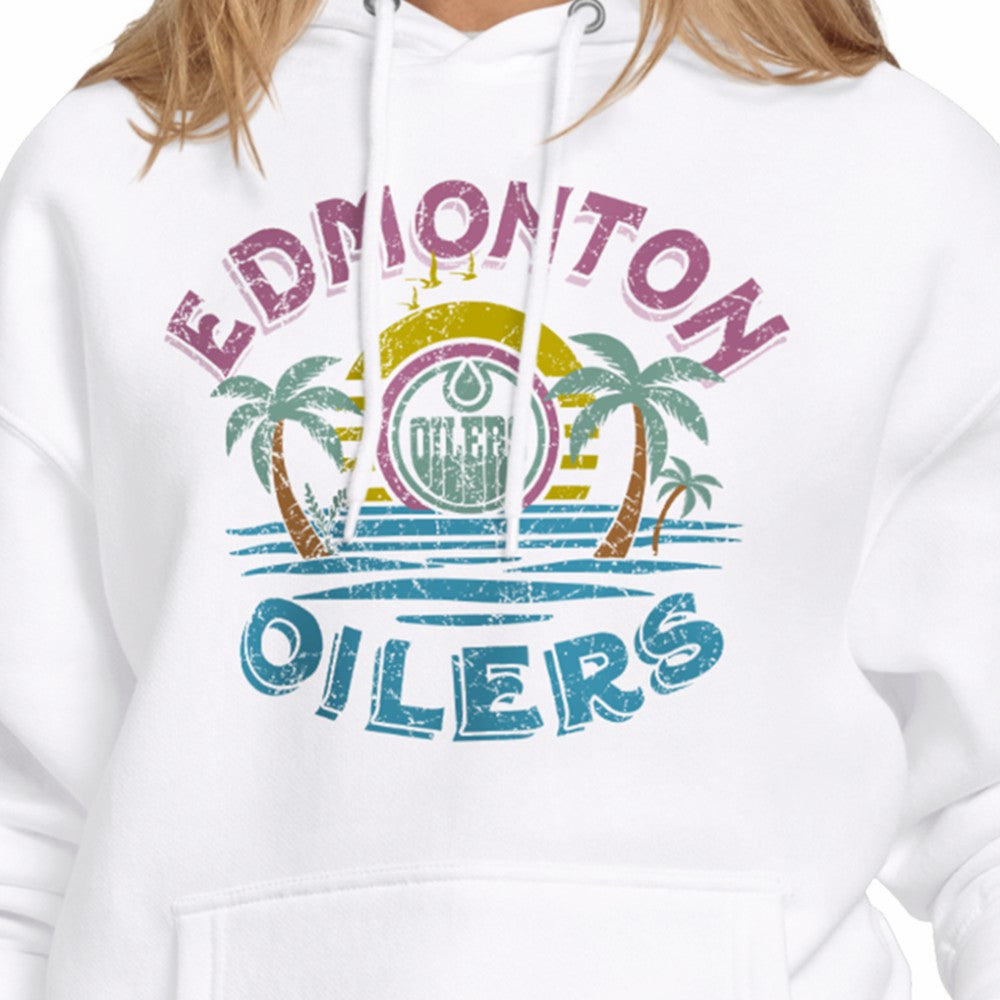Edmonton Oilers Starter Women's Tonal Beach Hoodie -  NHL Hoodies
