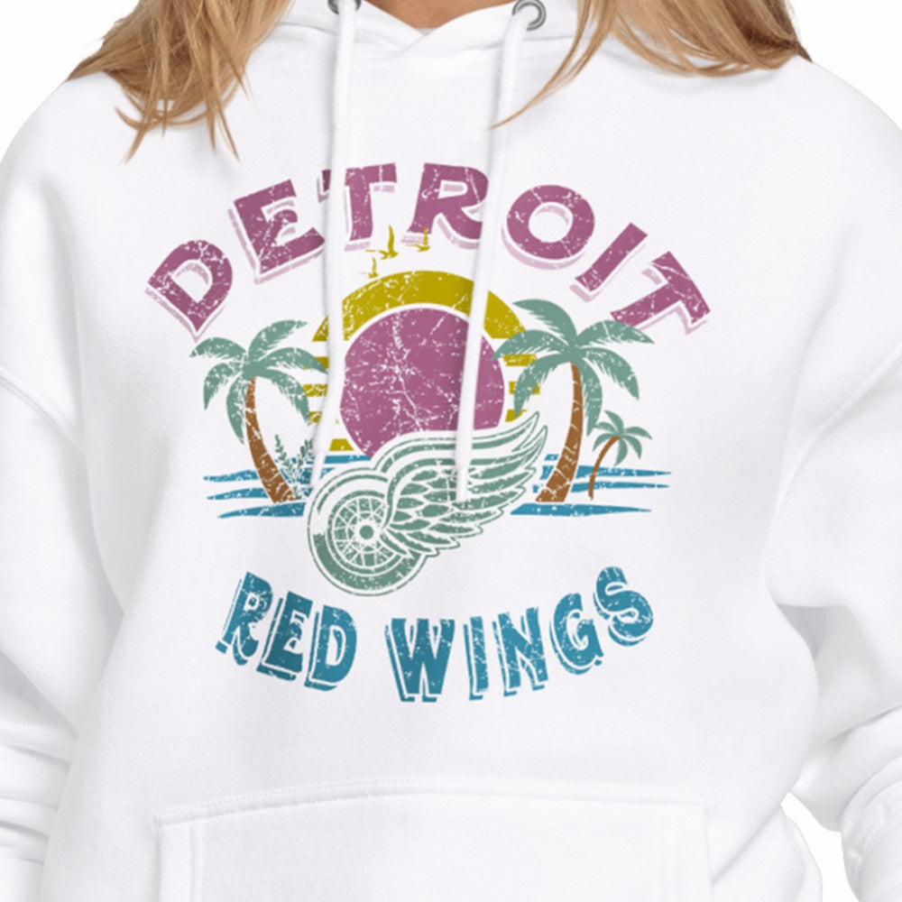 Detroit Red Wings Starter Women's Tonal Beach Hoodie -  NHL Hoodies