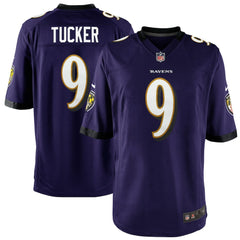 Baltimore Ravens Justin Tucker  Youth Game Jersey | NFL Near me
