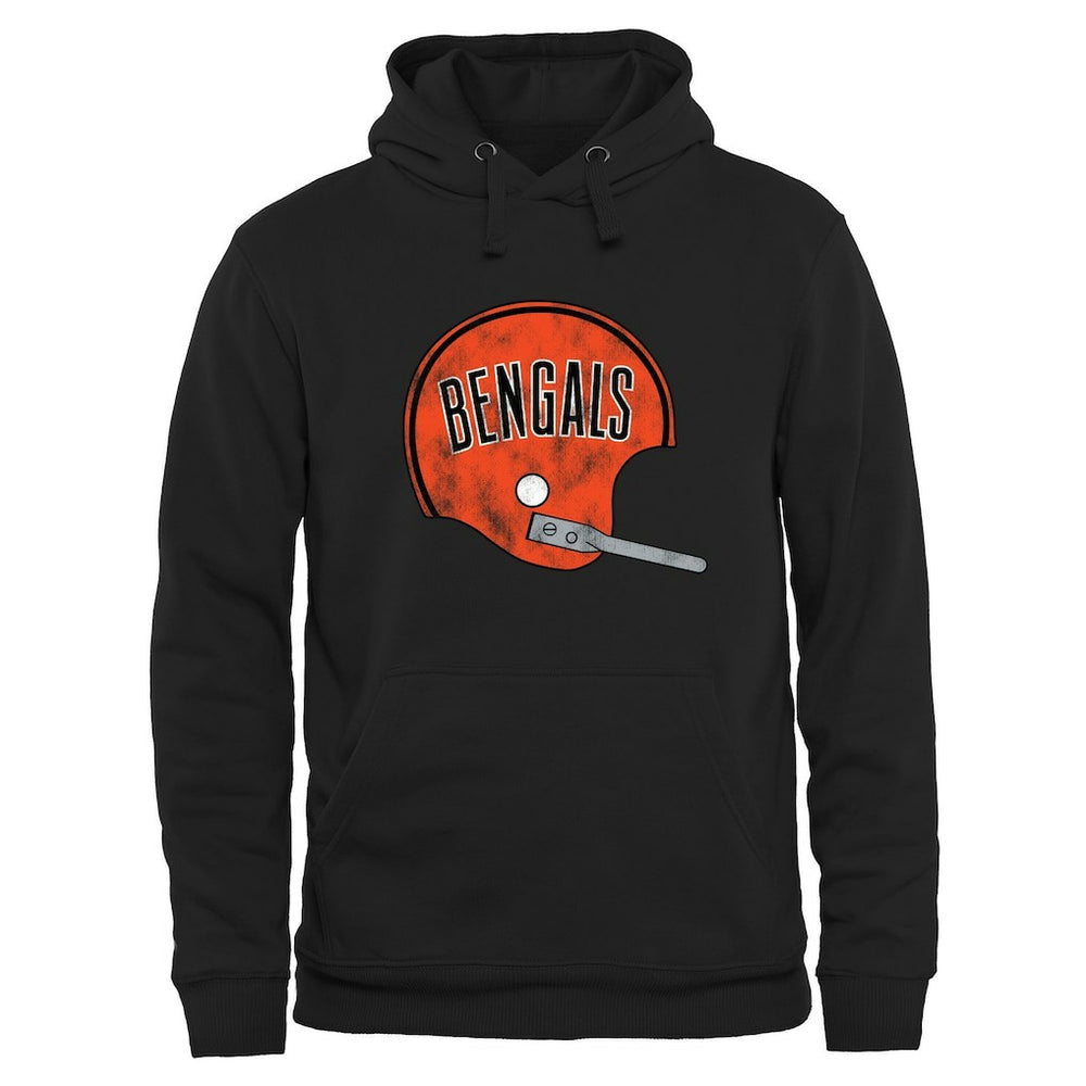 Cincinnati Bengals Throwback Logo Pullover Hoodie | NFL Discount