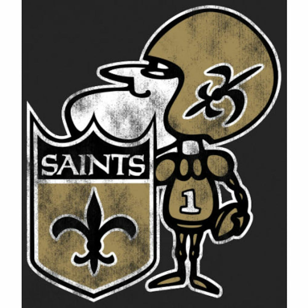 New Orleans Saints Throwback Logo Pullover Hoodie | NFL Sale