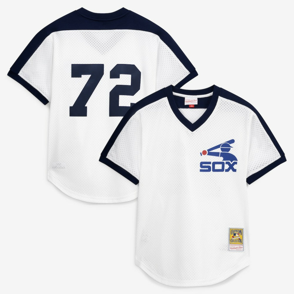 Carlton Fisk Chicago White Sox Mitchell & Ness Authentic Batting Practice Jersey - MLB Jerseys