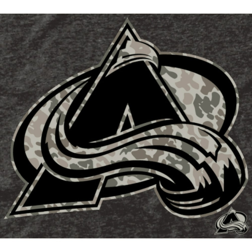 Men's Colorado Avalanche Black Rink Warrior Tri-Blend T-Shirt -  NHL T-shirts