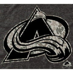 Men's Colorado Avalanche Black Rink Warrior Tri-Blend T-Shirt -  NHL T-shirts