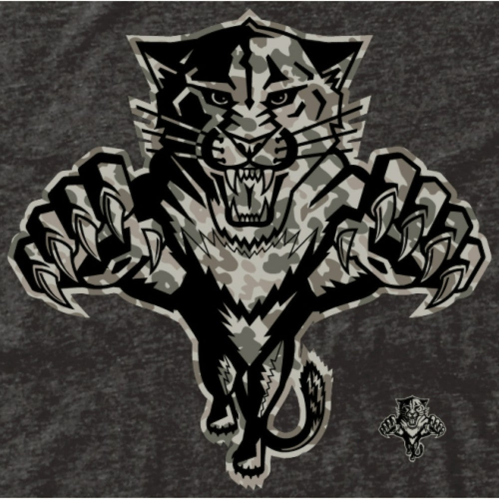 Men's Florida Panthers Black Rink Warrior Tri-Blend T-Shirt -  NHL T-shirts