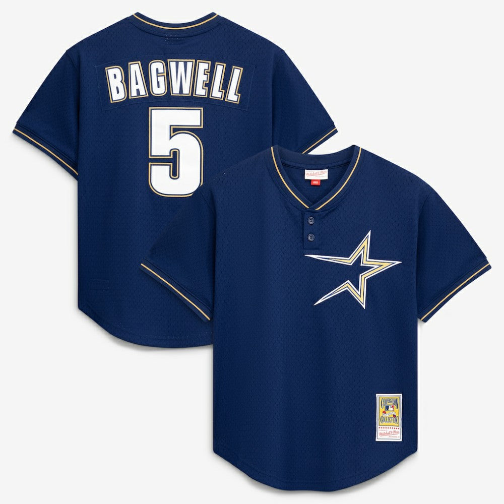 Jeff Bagwell Houston Astros Mitchell & Ness Authentic Batting Practice Jersey - MLB Jerseys