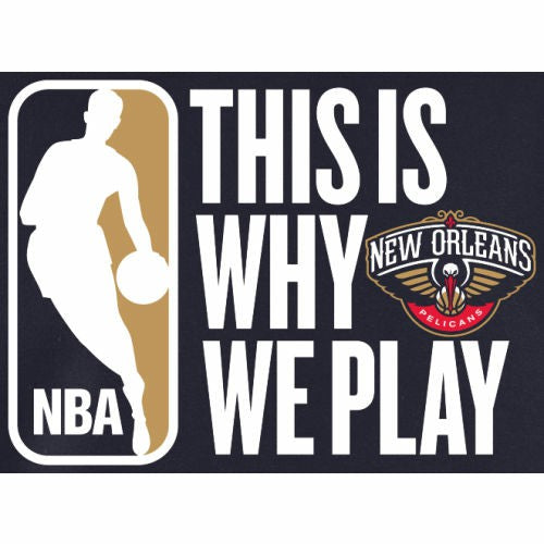 Navy New Orleans Pelicans This Is Why We Play Pullover Hoodie | NBA