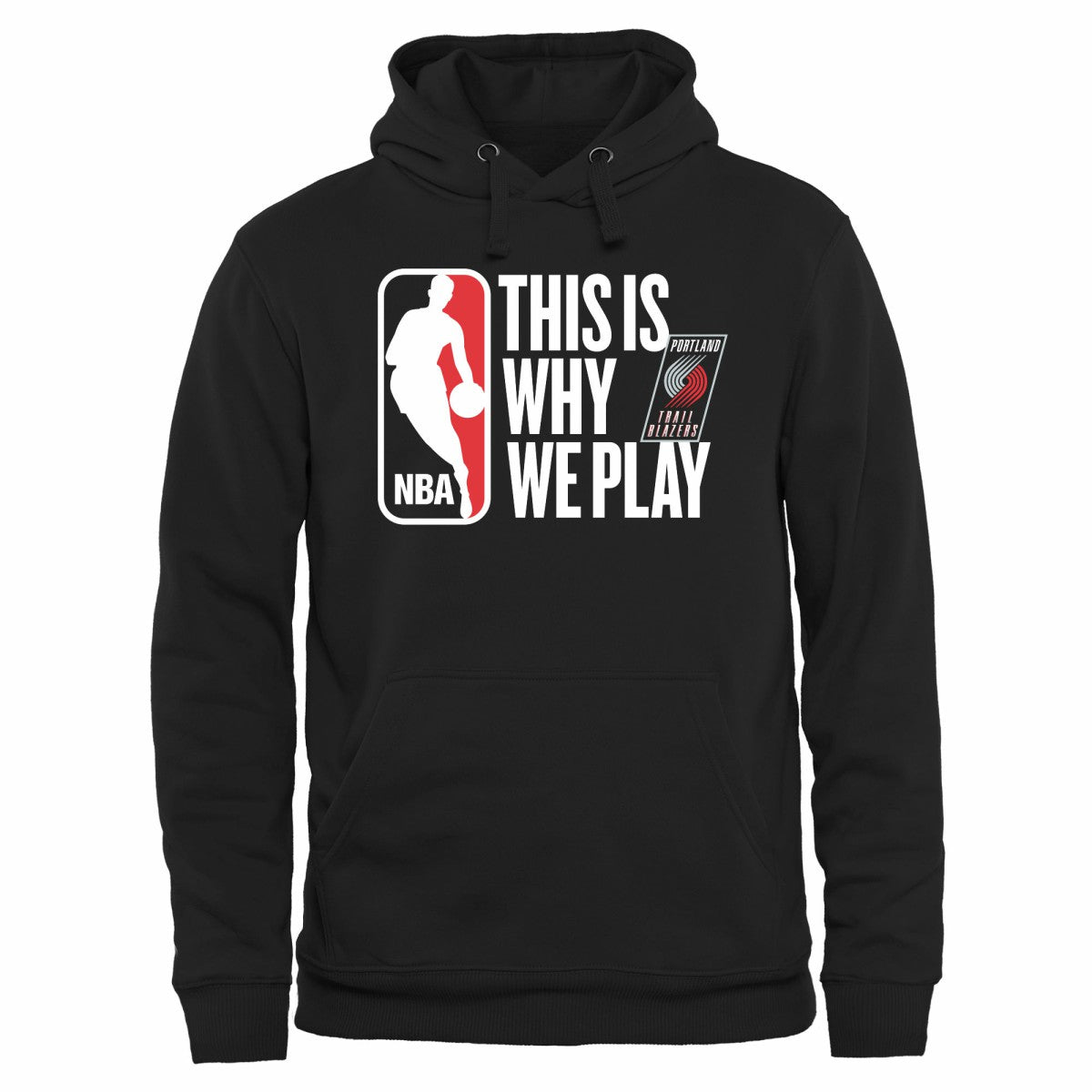 Black Portland Trail Blazers This Is Why We Play Pullover Hoodie | NBA