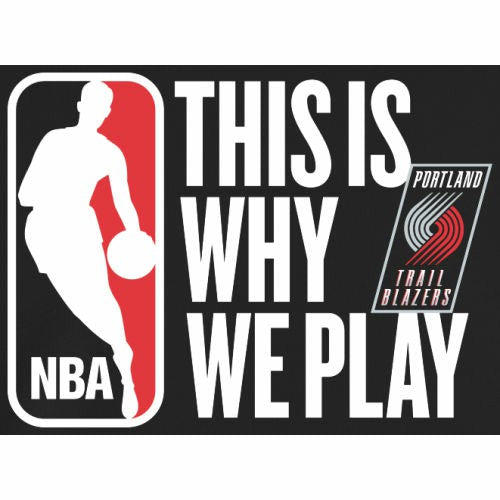 Black Portland Trail Blazers This Is Why We Play Pullover Hoodie | NBA