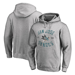 San Jose Sharks Heritage Pullover Hoodie -  NHL Hoodies