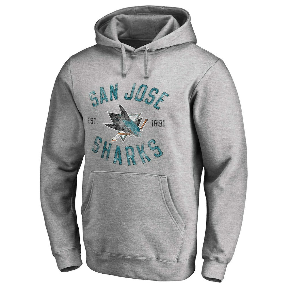 San Jose Sharks Heritage Pullover Hoodie -  NHL Hoodies