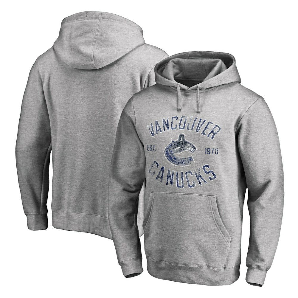 Vancouver Canucks Heritage Pullover Hoodie -  NHL Hoodies