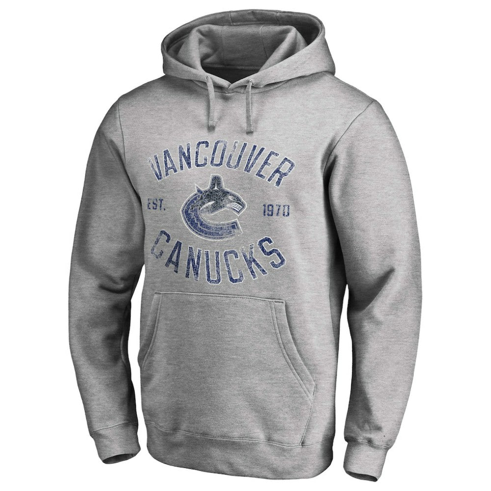 Vancouver Canucks Heritage Pullover Hoodie -  NHL Hoodies