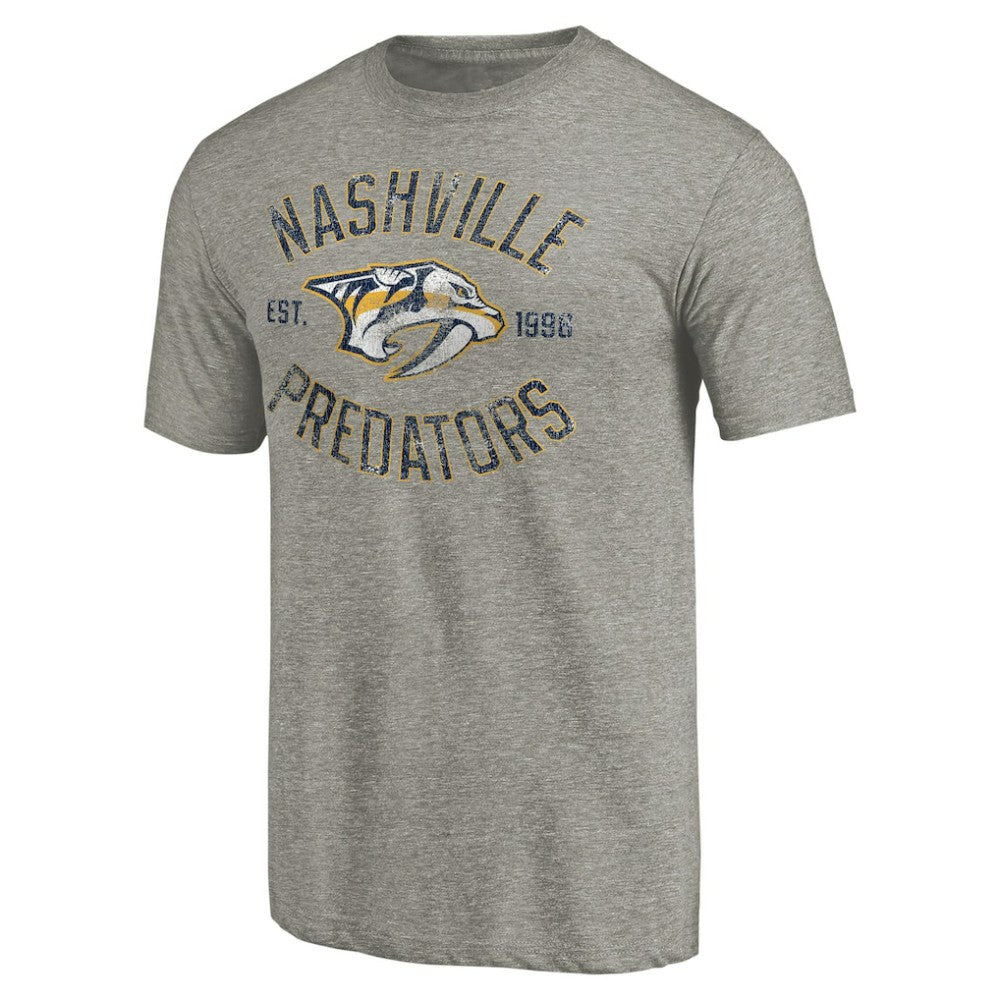 Nashville Predators Heritage Tri-Blend T-Shirt -  NHL T-shirts
