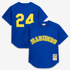 Ken Griffey Jr. Seattle Mariners Mitchell & Ness Authentic Batting Practice Jersey - MLB Jerseys