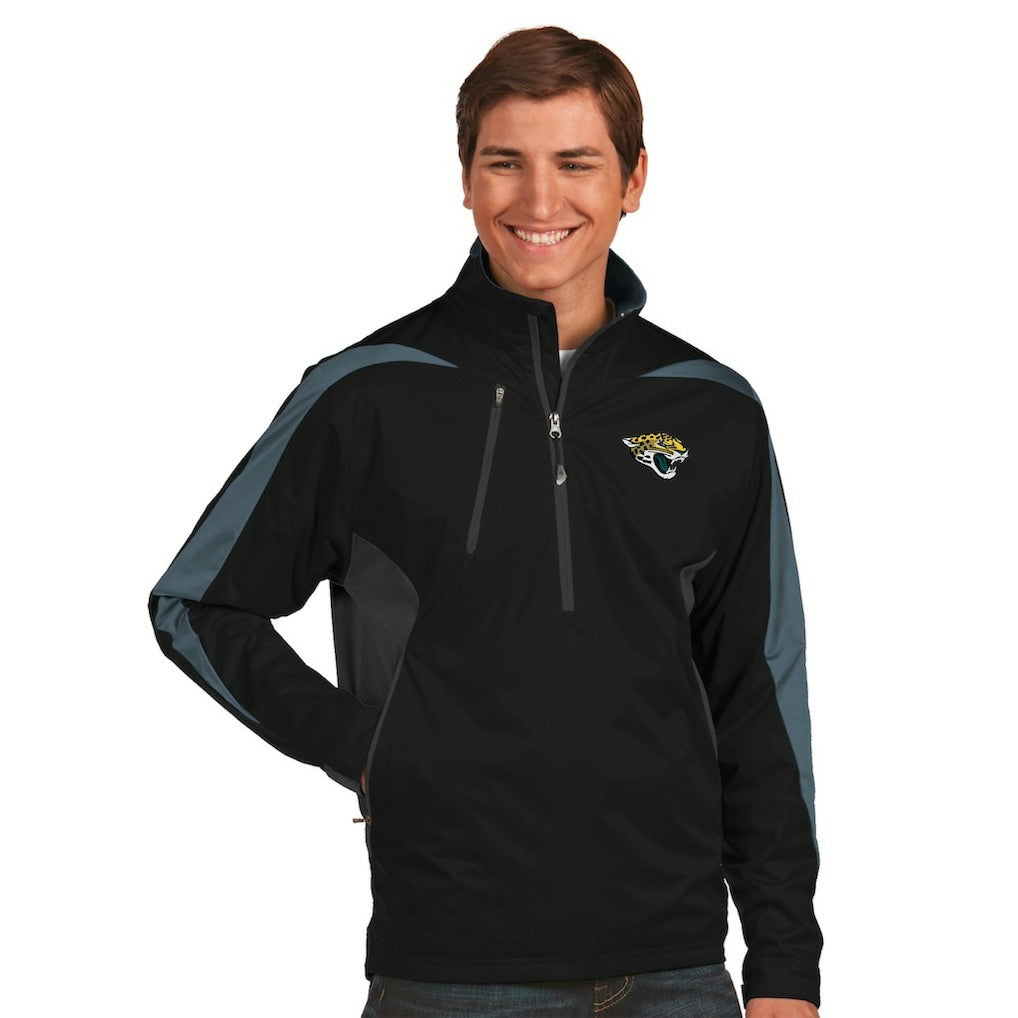 Jacksonville Jaguars Antigua Discover Desert Dry Xtra-Lite Half-Zip Jacket | NFL US