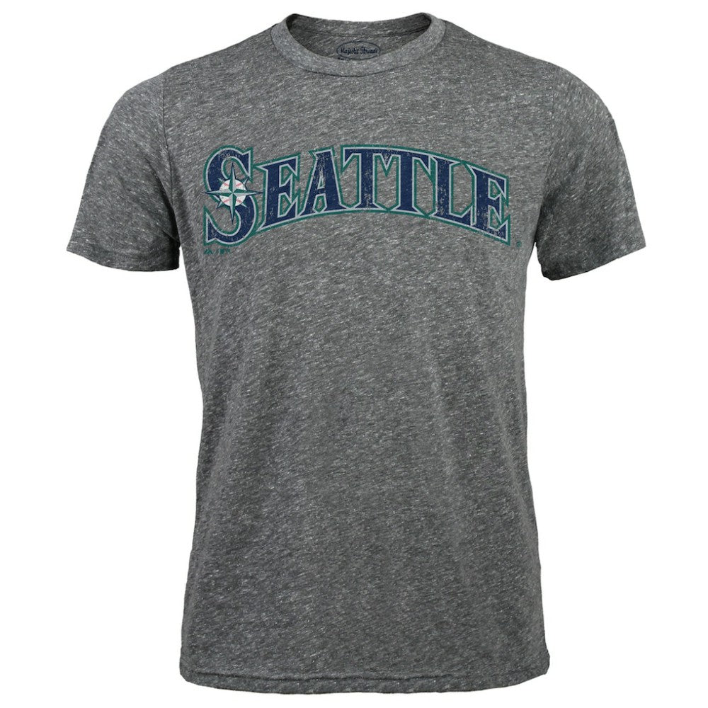 Hisashi Iwakuma Seattle Mariners Majestic Threads Premium Tri-Blend Name & Number T-Shirt - MLB T-shirts