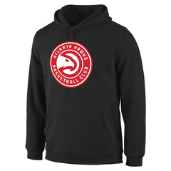 Black Atlanta Hawks Primary Logo Pullover Hoodie | NBA