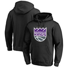 Black Sacramento Kings Primary Logo Pullover Hoodie | NBA