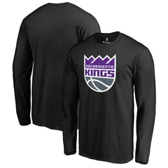 Black Sacramento Kings Primary Logo Long Sleeve T-Shirt | NBA