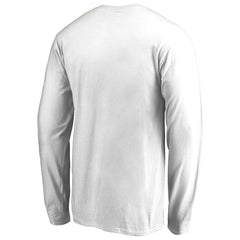 White Detroit Pistons Primary Logo Long Sleeve T-Shirt sale | NBA