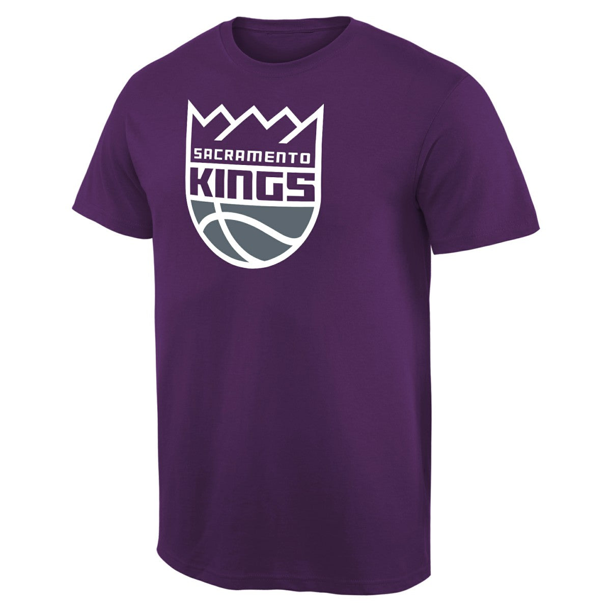 Purple Sacramento Kings Primary Logo 2 T-Shirt | NBA