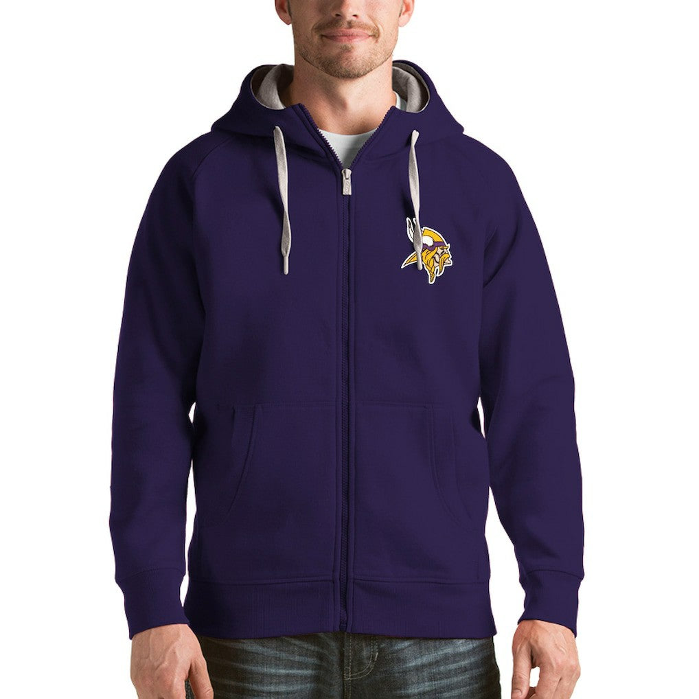Minnesota Vikings Antigua Victory Full-Zip Hoodie | NFL Online